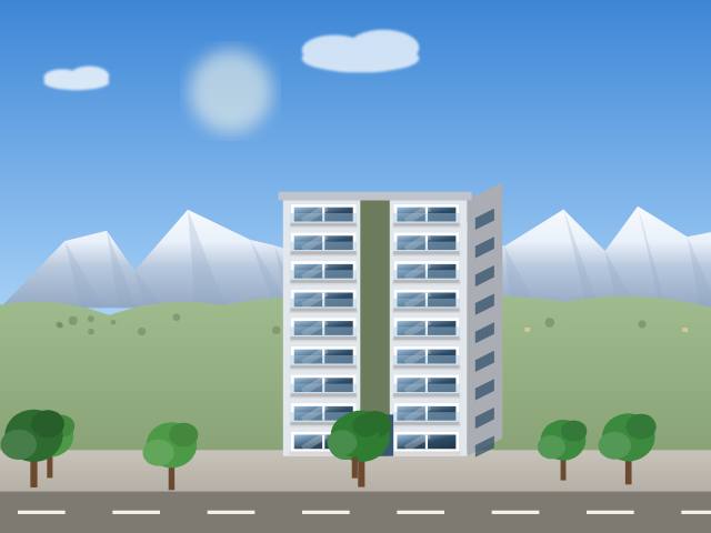 Furnished 3BHK apartment for rent in Lakeside