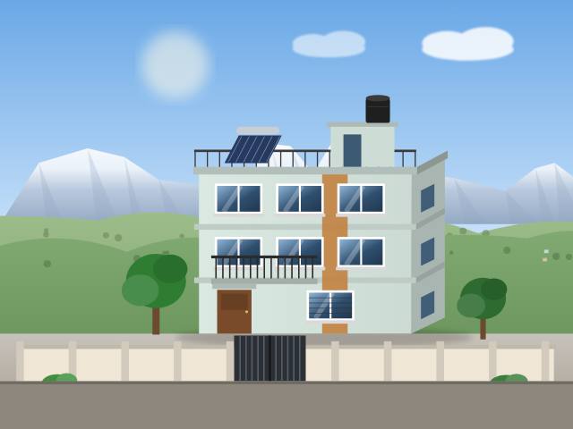 2.5 storey house for sale in Bharatpur Height, Chitwan